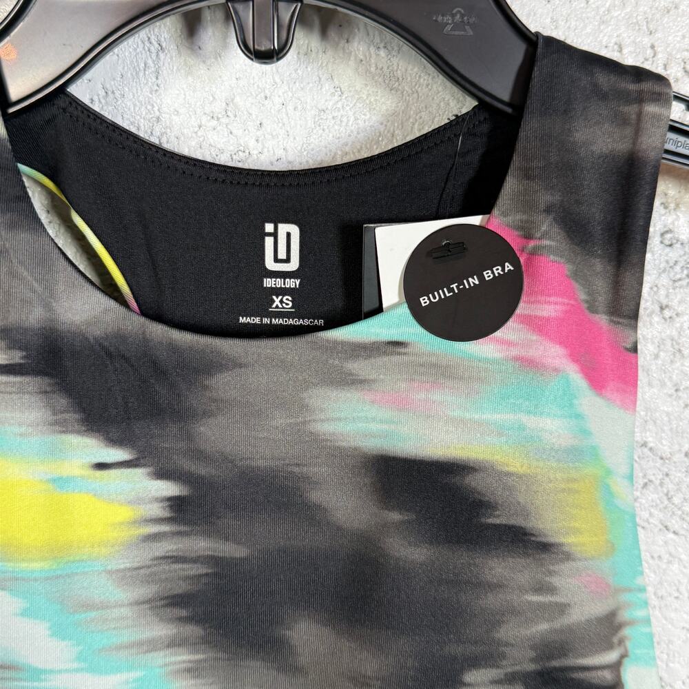 Ideology Women's Printed Shelf-Bra Tank Top grey XS - Picture 3 of 9